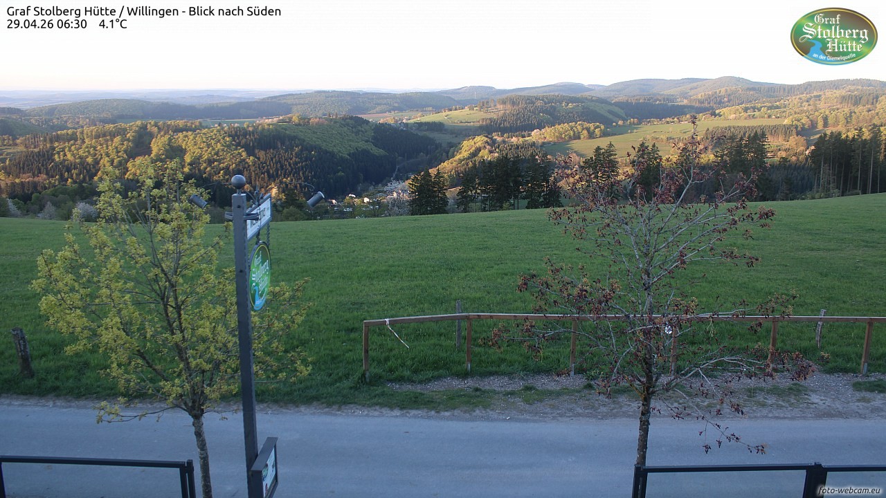 Archived image Webcam Mountain Hut Graf Stolberg near Willingen