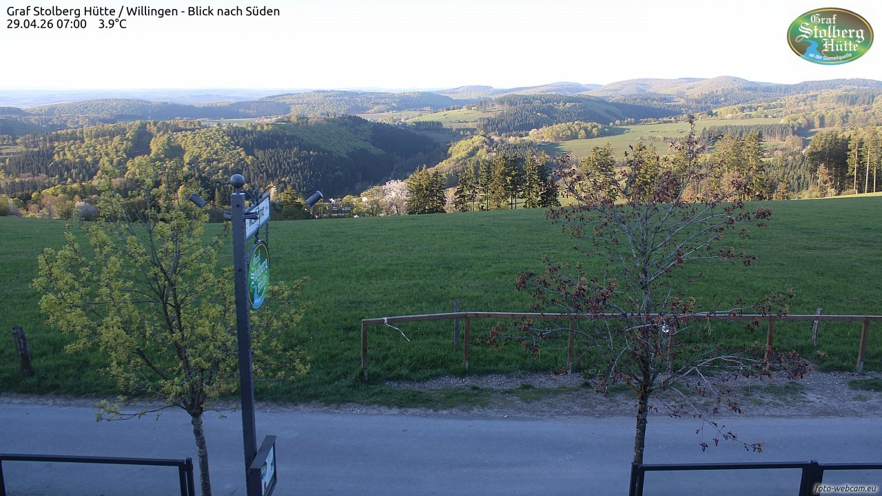 Archived image Webcam Mountain Hut Graf Stolberg near Willingen