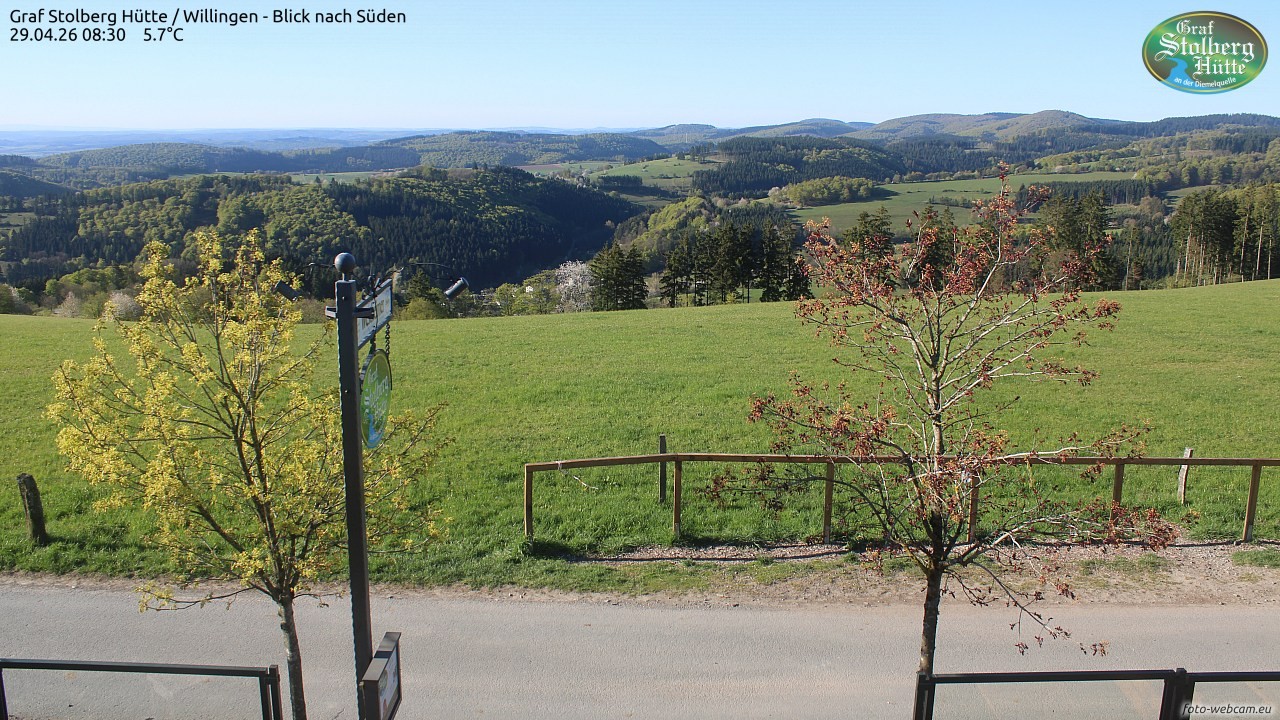 Archived image Webcam Mountain Hut Graf Stolberg near Willingen