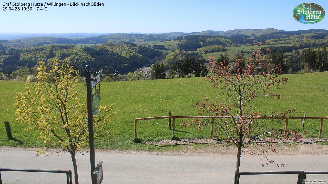Archived image Webcam Mountain Hut Graf Stolberg near Willingen