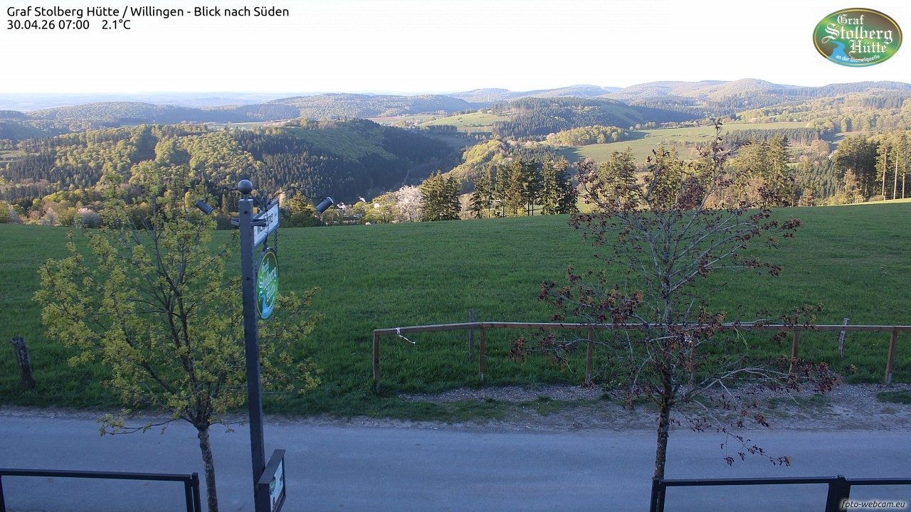 Archiv Foto Webcam Willingen: Graf Stolberg Hütte bei Usseln