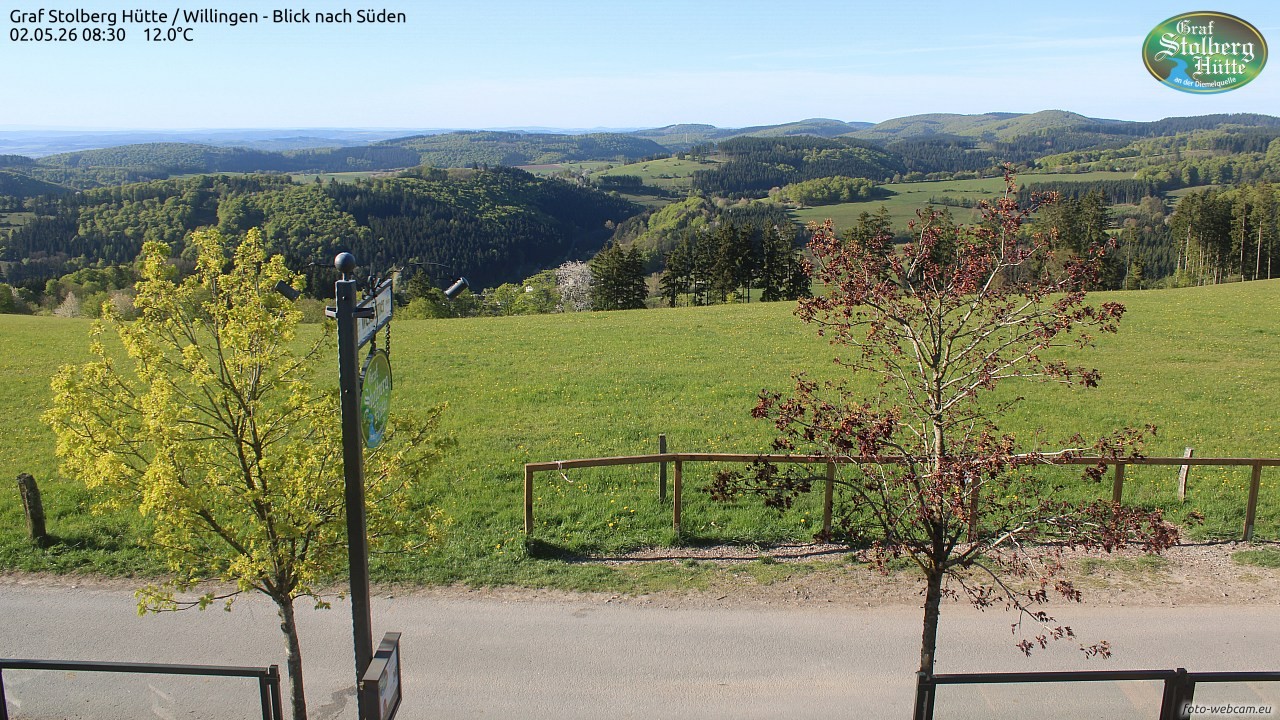 Archiv Foto Webcam Willingen: Graf Stolberg Hütte bei Usseln