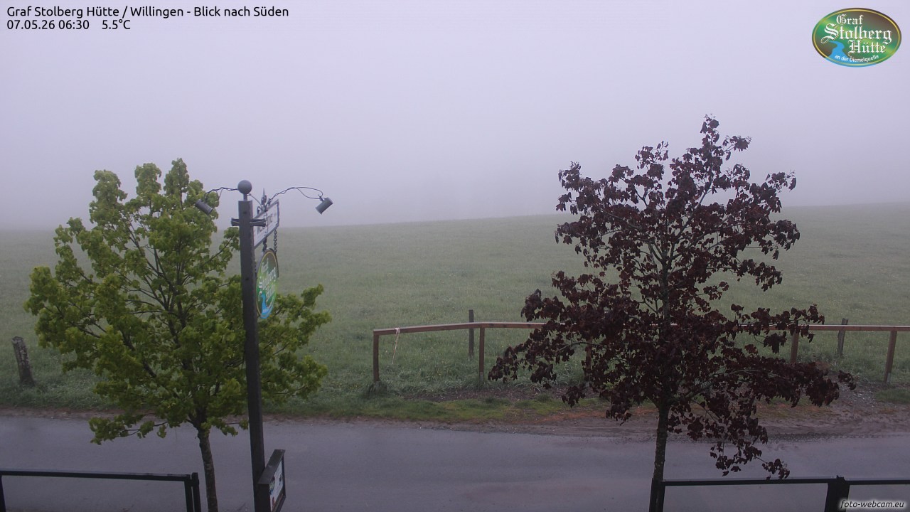 Archived image Webcam Mountain Hut Graf Stolberg near Willingen
