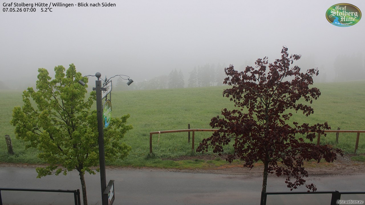 Archived image Webcam Mountain Hut Graf Stolberg near Willingen