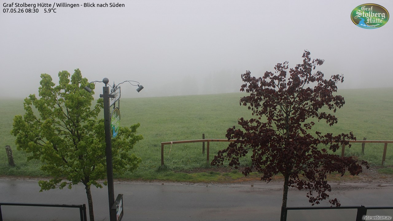 Archived image Webcam Mountain Hut Graf Stolberg near Willingen