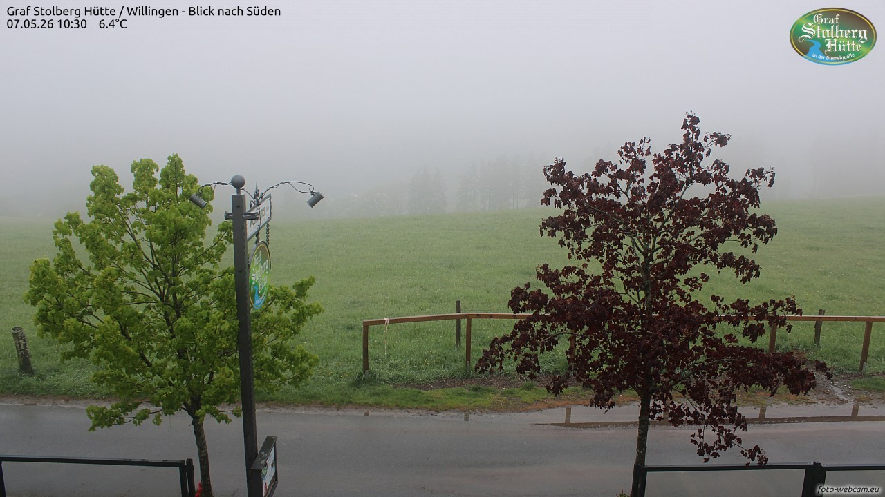 Archived image Webcam Mountain Hut Graf Stolberg near Willingen