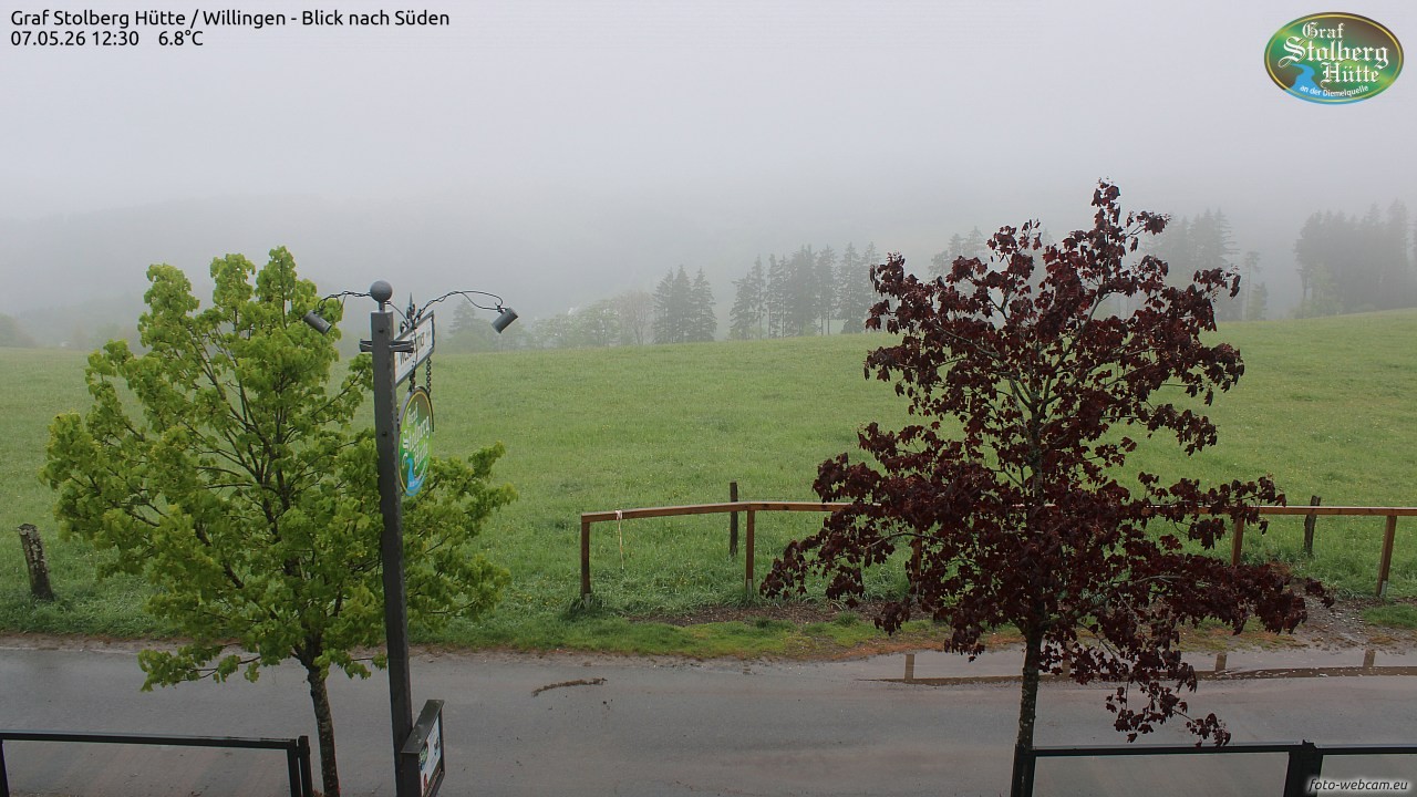 Archived image Webcam Mountain Hut Graf Stolberg near Willingen