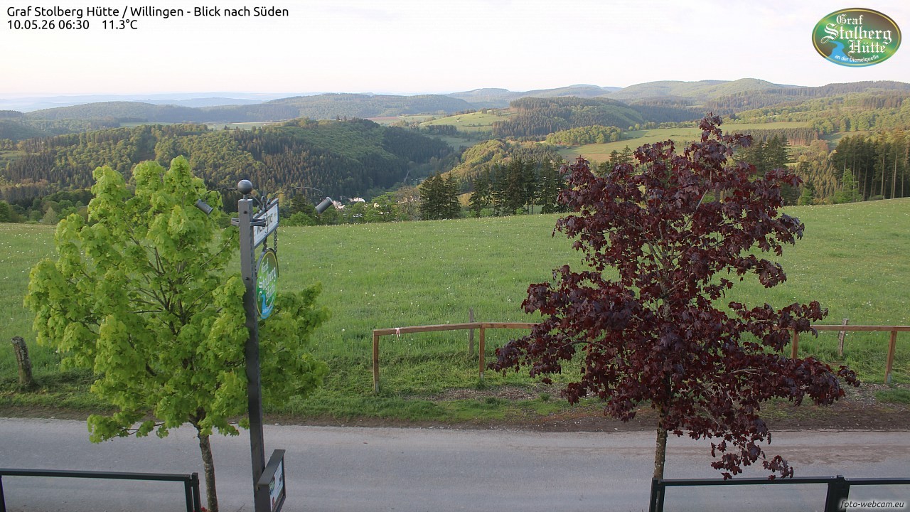 Archived image Webcam Mountain Hut Graf Stolberg near Willingen