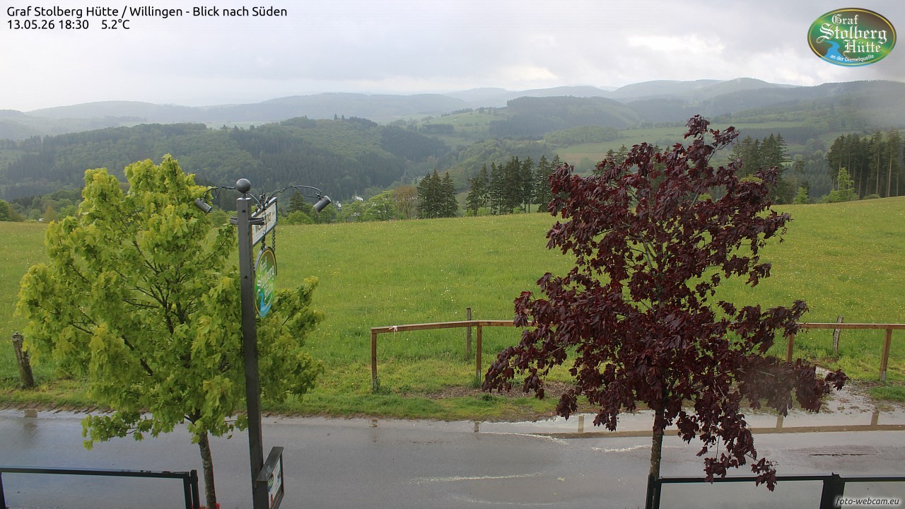 Archiv Foto Webcam Willingen: Graf Stolberg Hütte bei Usseln