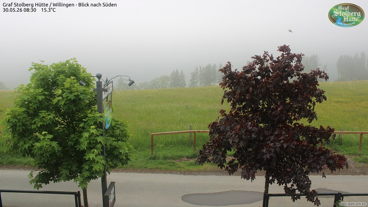Archived image Webcam Mountain Hut Graf Stolberg near Willingen