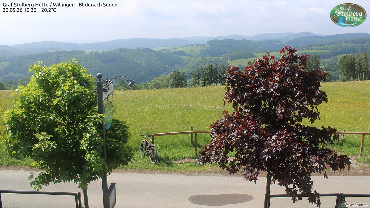 Archived image Webcam Mountain Hut Graf Stolberg near Willingen