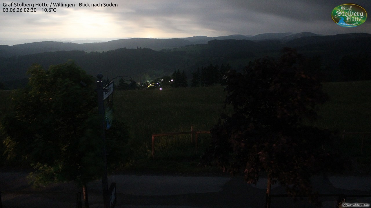 Archiv Foto Webcam Willingen: Graf Stolberg Hütte bei Usseln