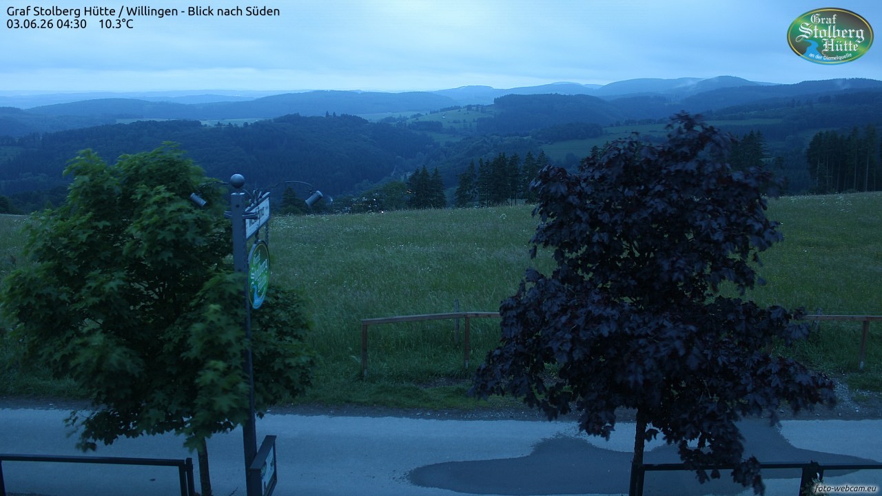 Archiv Foto Webcam Willingen: Graf Stolberg Hütte bei Usseln