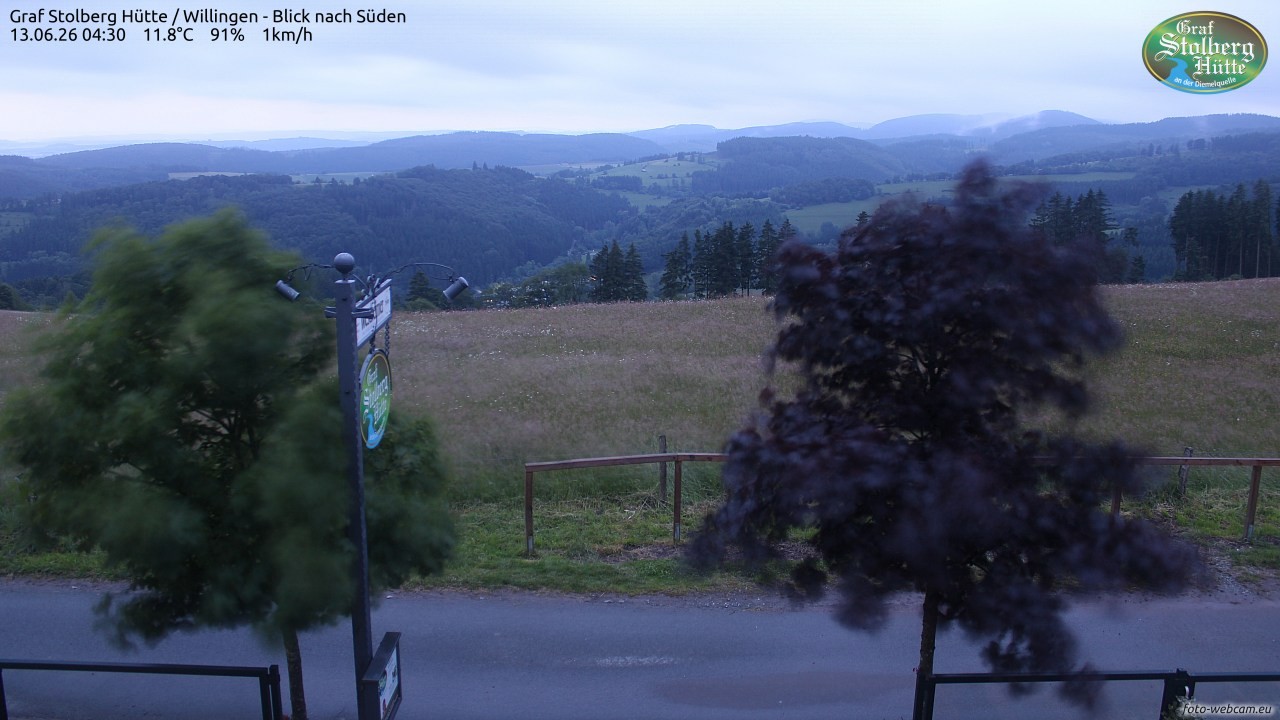 Archiv Foto Webcam Willingen: Graf Stolberg Hütte bei Usseln