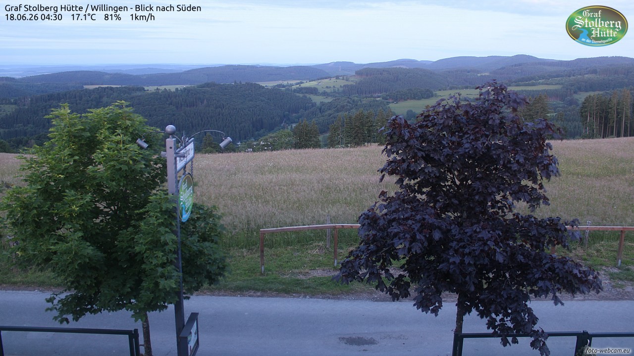 Archiv Foto Webcam Willingen: Graf Stolberg Hütte bei Usseln