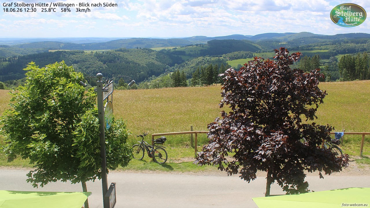 Archiv Foto Webcam Willingen: Graf Stolberg Hütte bei Usseln