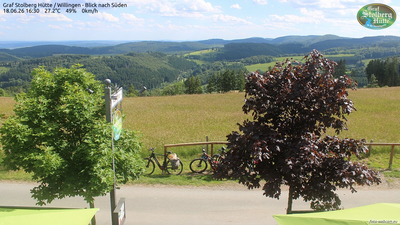 Archiv Foto Webcam Willingen: Graf Stolberg Hütte bei Usseln