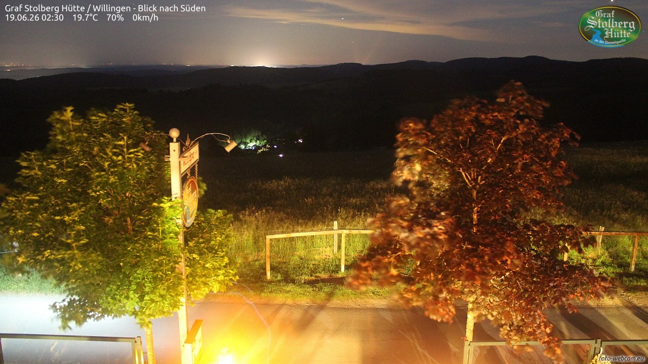Archived image Webcam Mountain Hut Graf Stolberg near Willingen