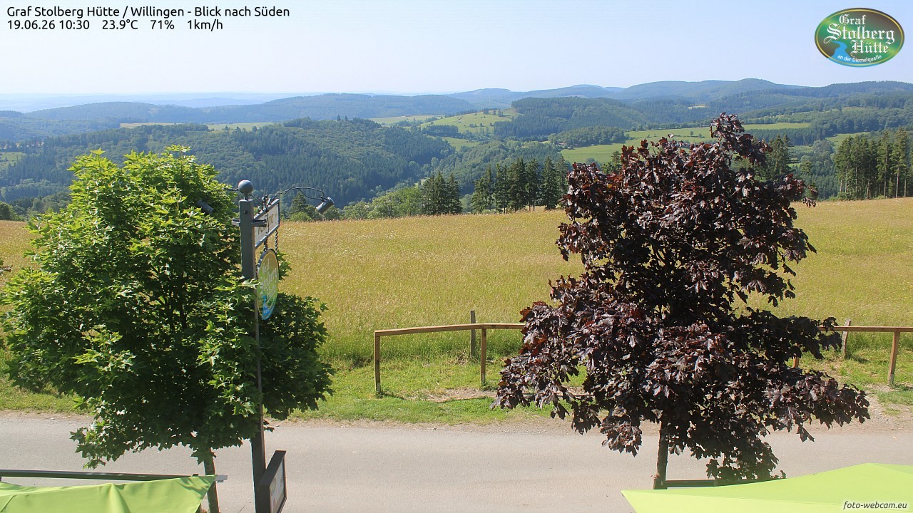 Archived image Webcam Mountain Hut Graf Stolberg near Willingen