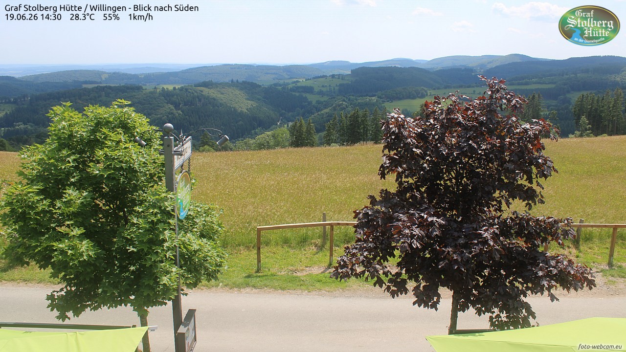 Archived image Webcam Mountain Hut Graf Stolberg near Willingen