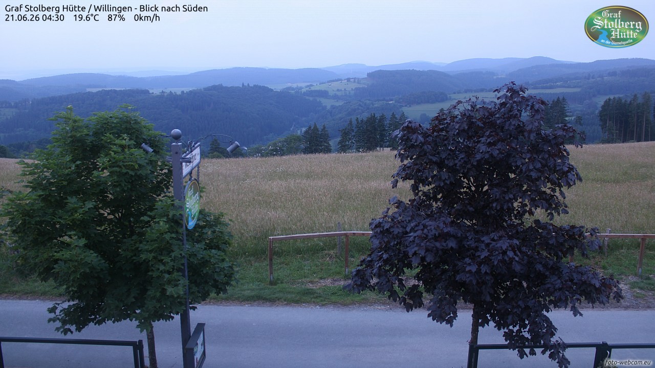 Archiv Foto Webcam Willingen: Graf Stolberg Hütte bei Usseln