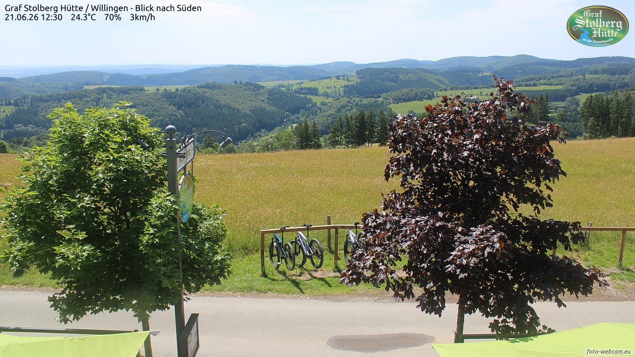 Archiv Foto Webcam Willingen: Graf Stolberg Hütte bei Usseln
