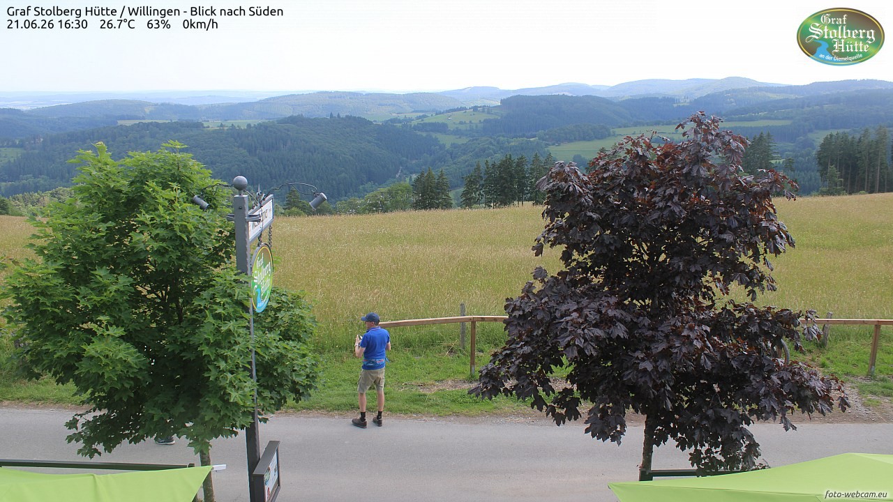 Archiv Foto Webcam Willingen: Graf Stolberg Hütte bei Usseln