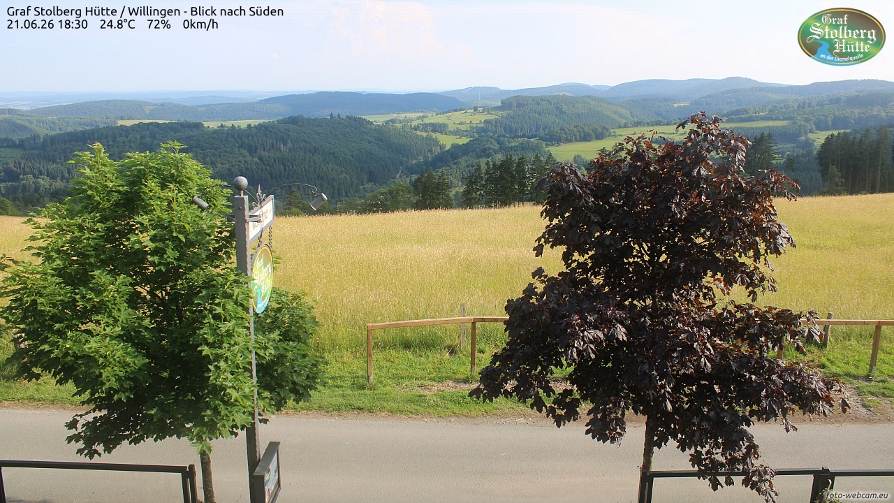 Archiv Foto Webcam Willingen: Graf Stolberg Hütte bei Usseln