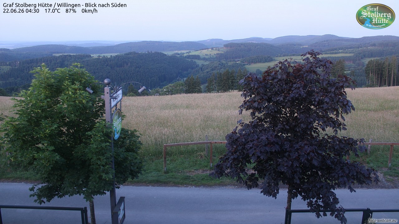 Archiv Foto Webcam Willingen: Graf Stolberg Hütte bei Usseln