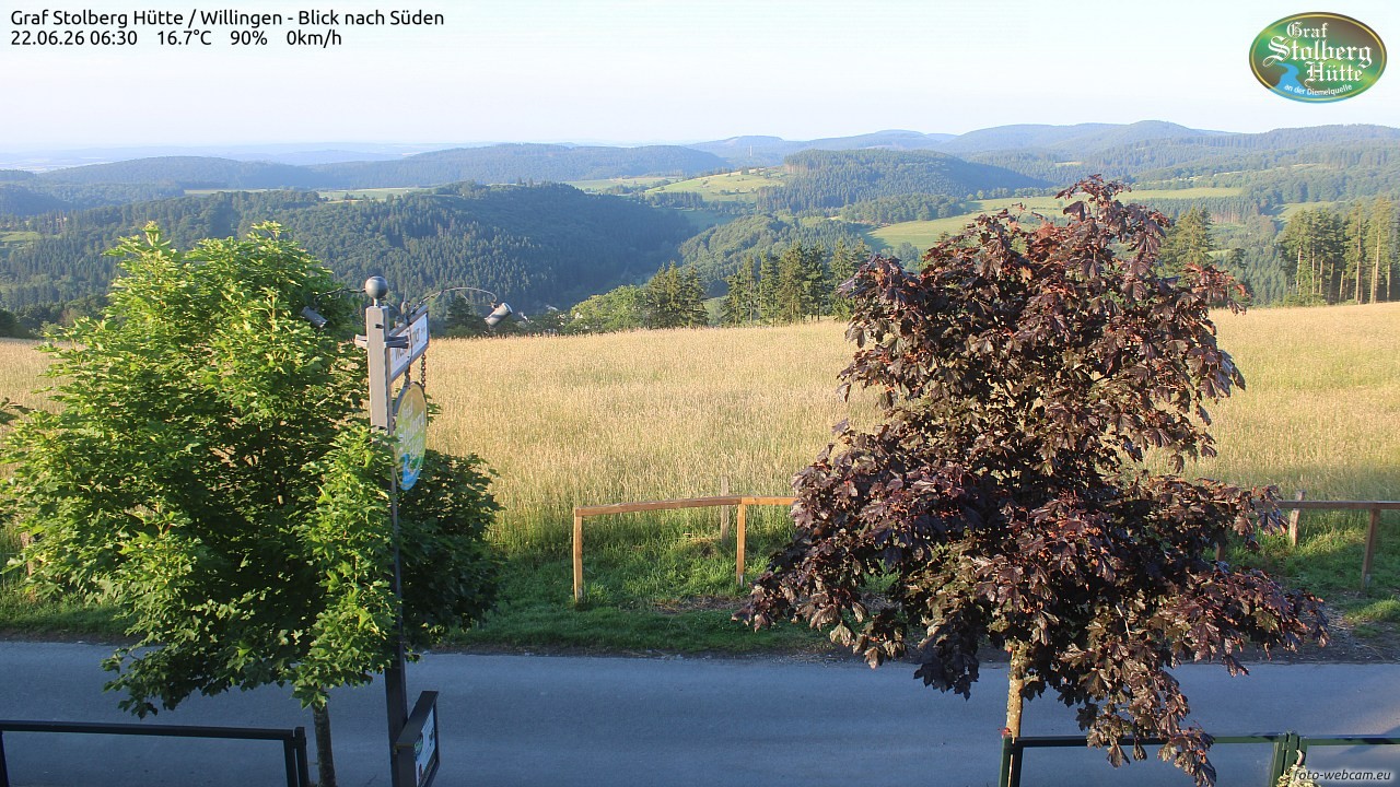 Archiv Foto Webcam Willingen: Graf Stolberg Hütte bei Usseln
