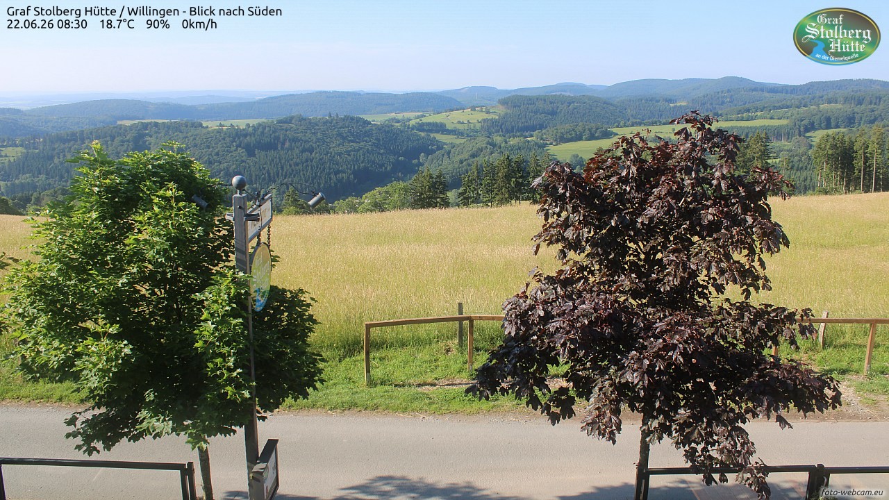 Archiv Foto Webcam Willingen: Graf Stolberg Hütte bei Usseln