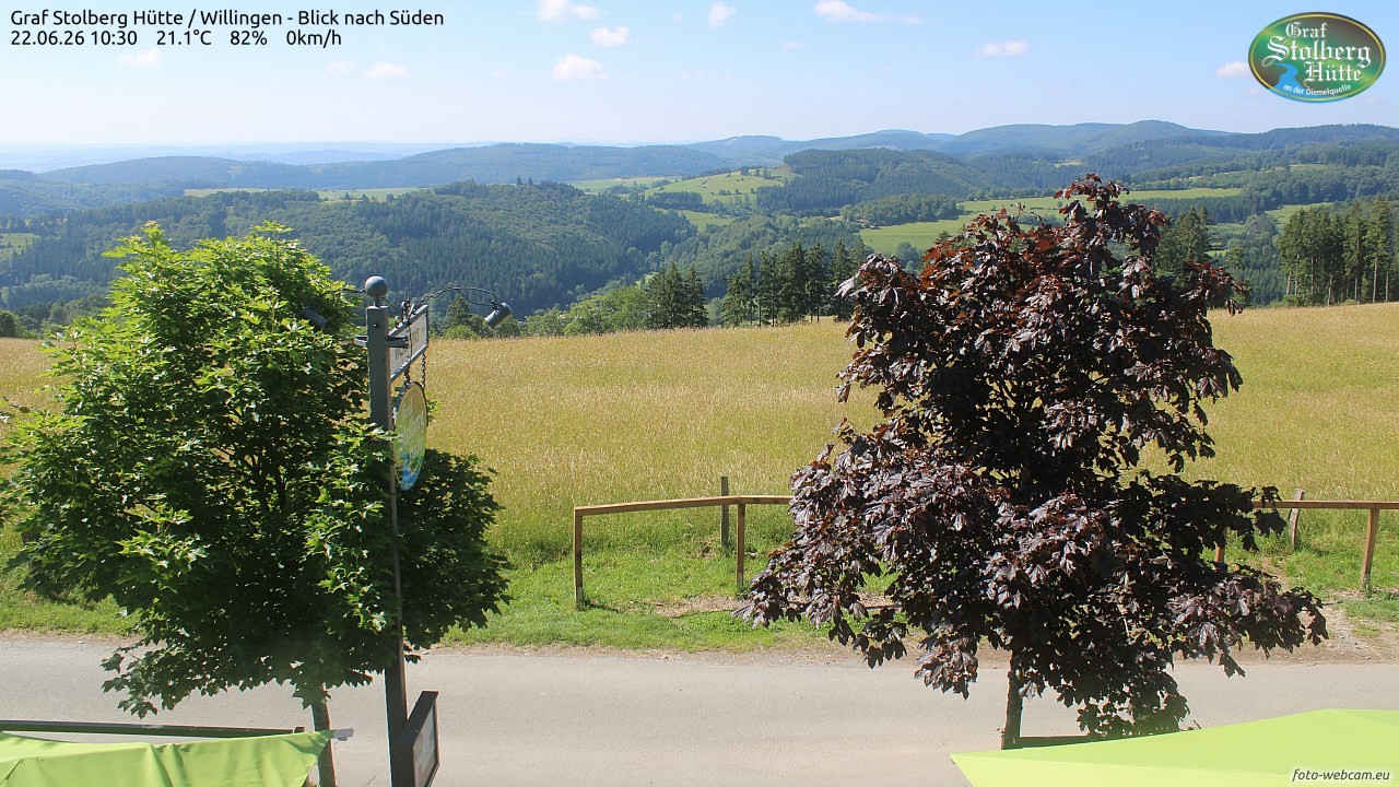Archiv Foto Webcam Willingen: Graf Stolberg Hütte bei Usseln