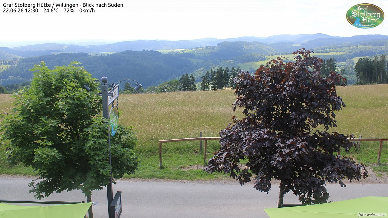 Archiv Foto Webcam Willingen: Graf Stolberg Hütte bei Usseln