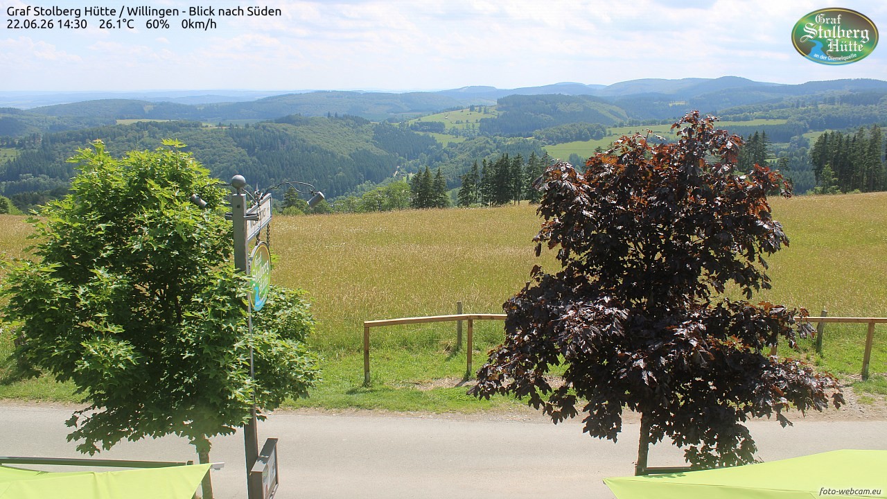 Archiv Foto Webcam Willingen: Graf Stolberg Hütte bei Usseln