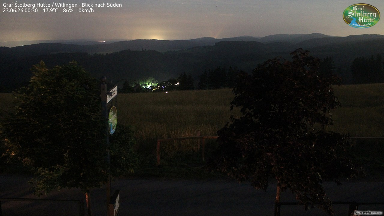 Archived image Webcam Mountain Hut Graf Stolberg near Willingen