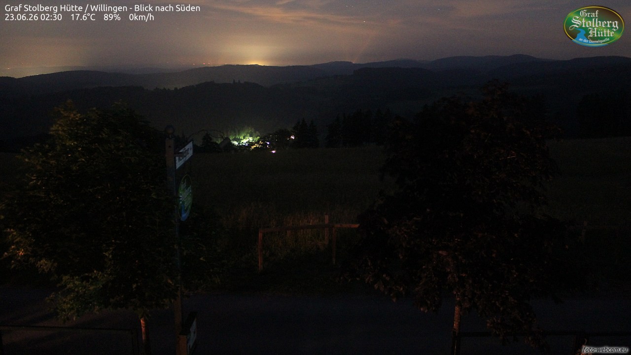 Archived image Webcam Mountain Hut Graf Stolberg near Willingen