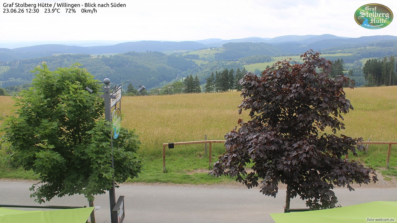 Archived image Webcam Mountain Hut Graf Stolberg near Willingen