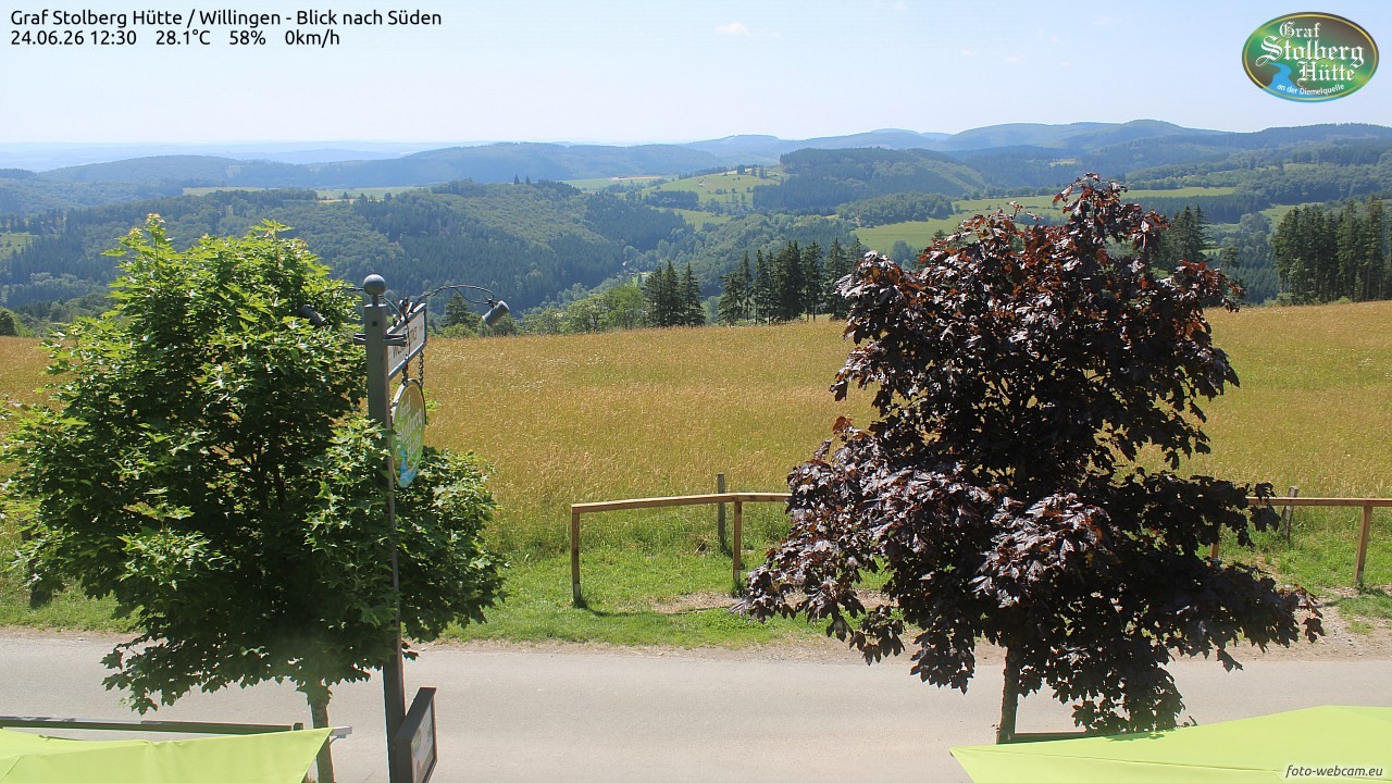 Archived image Webcam Mountain Hut Graf Stolberg near Willingen