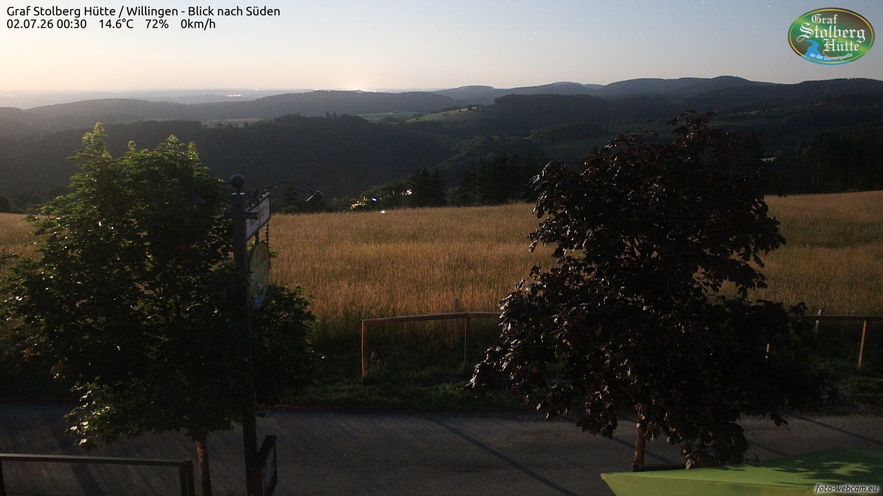 Archiv Foto Webcam Willingen: Graf Stolberg Hütte bei Usseln