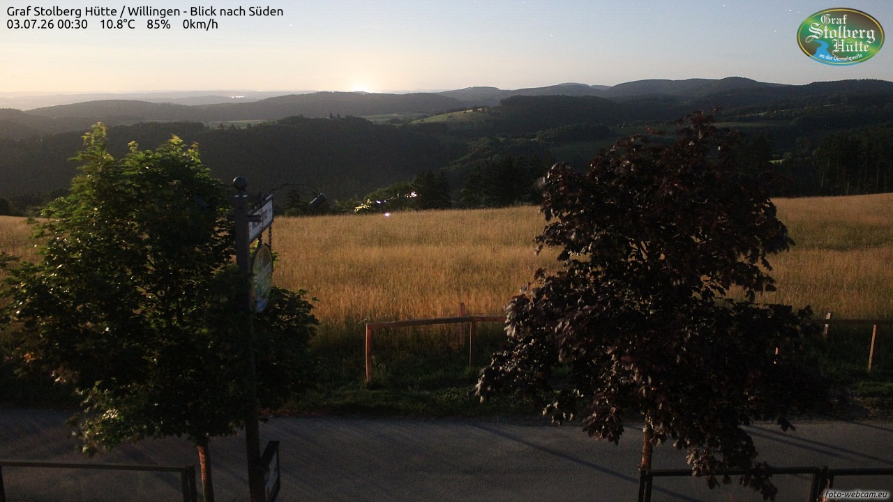 Archiv Foto Webcam Willingen: Graf Stolberg Hütte bei Usseln