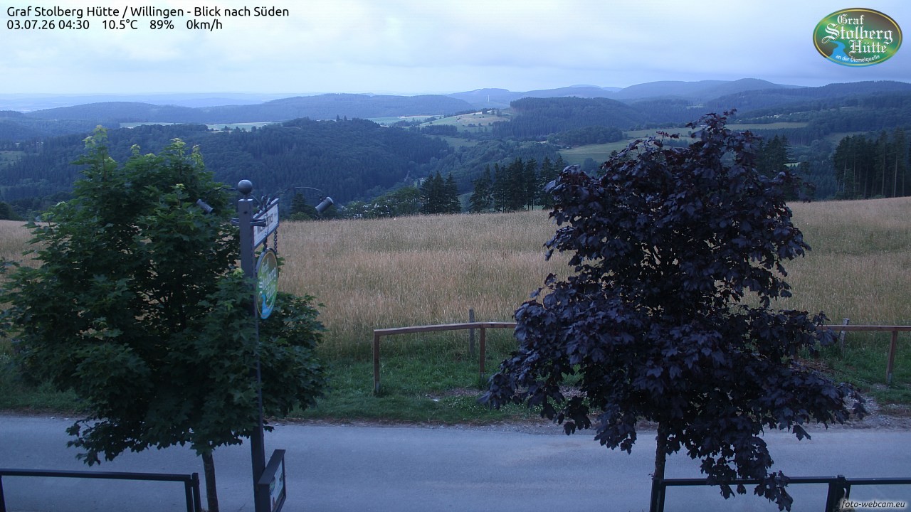 Archiv Foto Webcam Willingen: Graf Stolberg Hütte bei Usseln