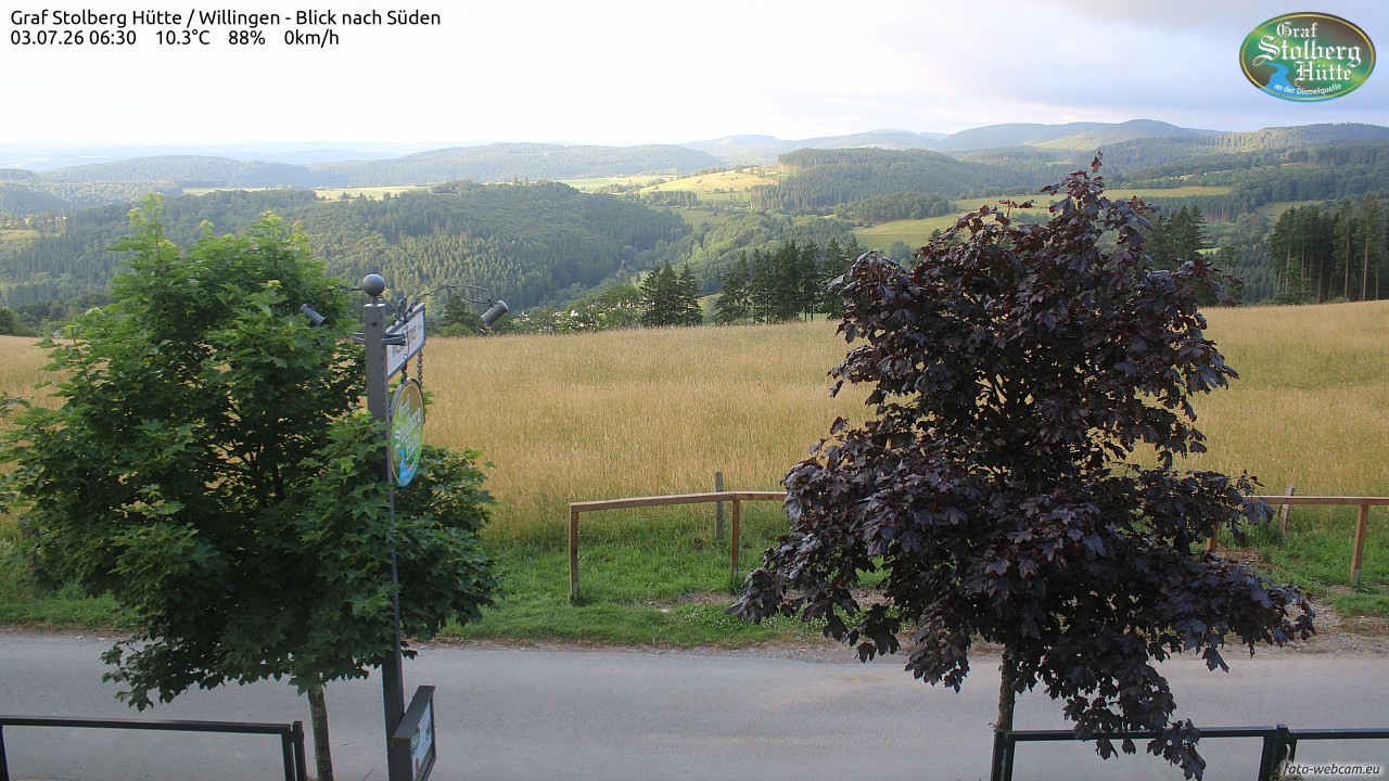 Archiv Foto Webcam Willingen: Graf Stolberg Hütte bei Usseln