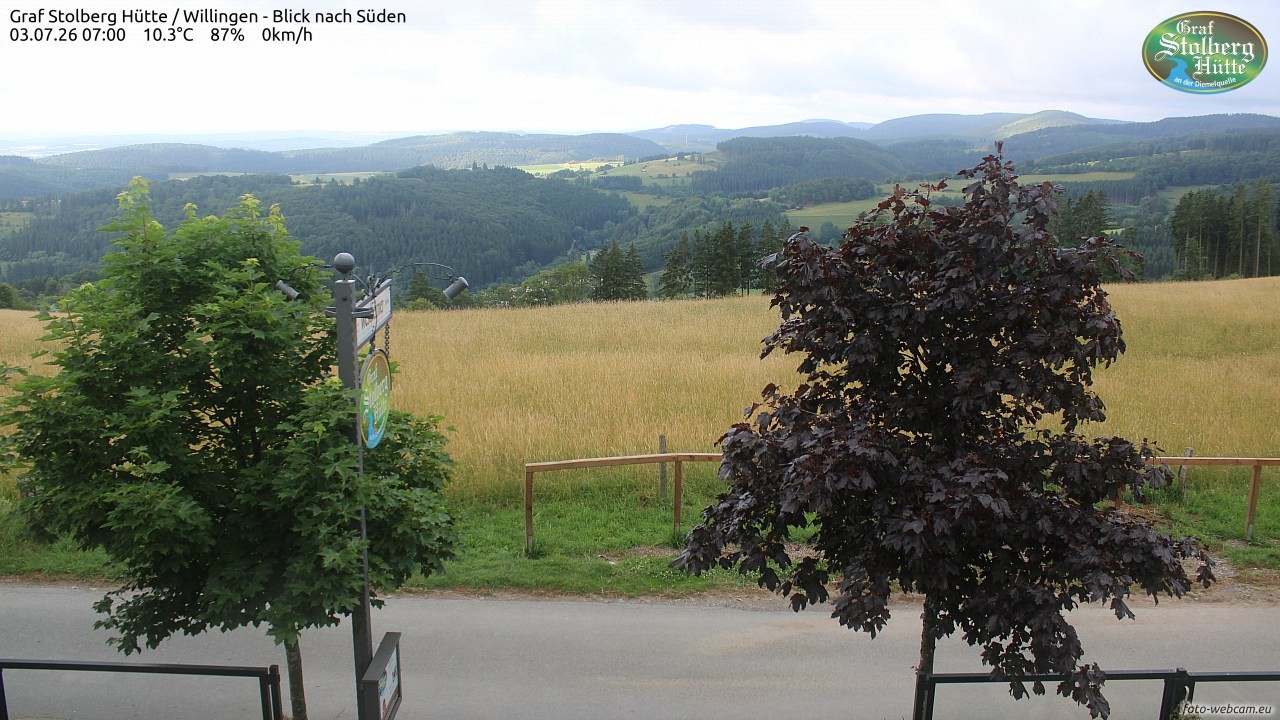 Archiv Foto Webcam Willingen: Graf Stolberg Hütte bei Usseln