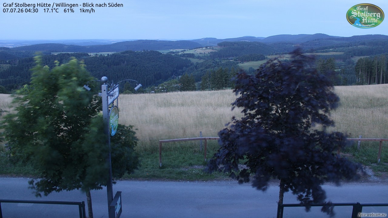 Archiv Foto Webcam Willingen: Graf Stolberg Hütte bei Usseln