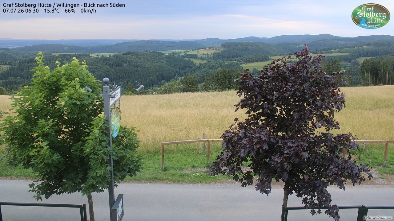 Archiv Foto Webcam Willingen: Graf Stolberg Hütte bei Usseln