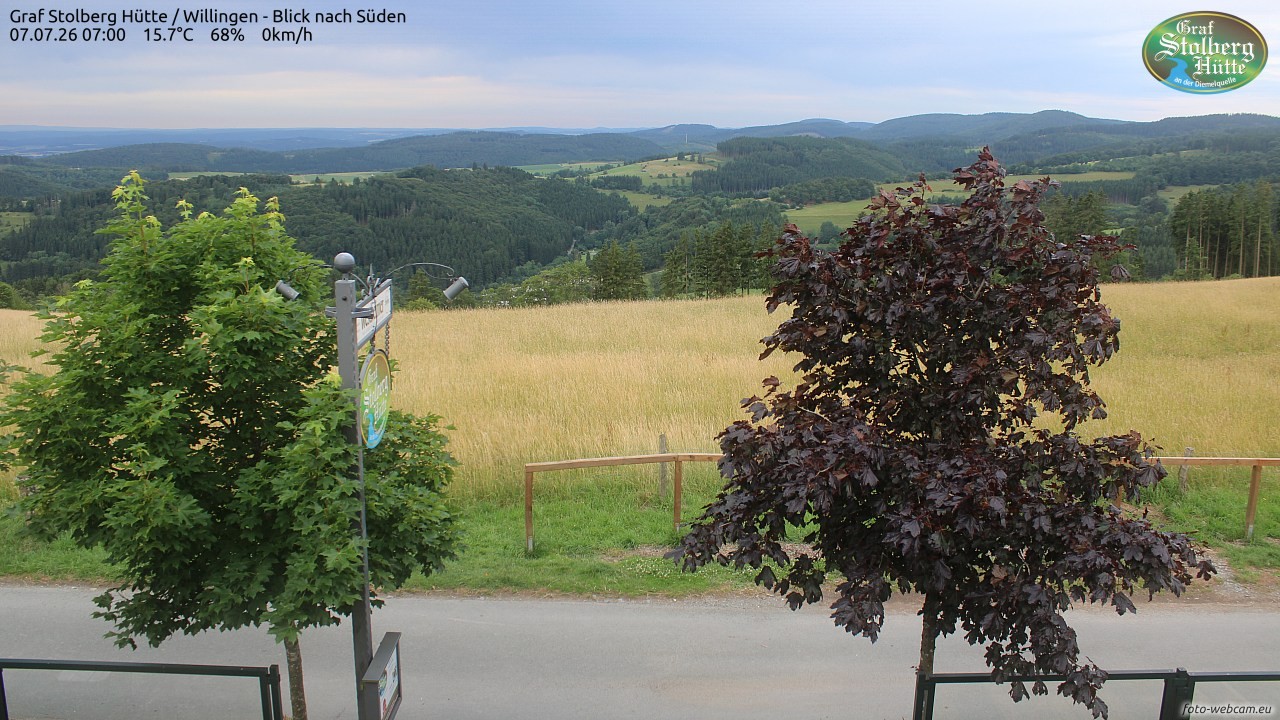 Archiv Foto Webcam Willingen: Graf Stolberg Hütte bei Usseln