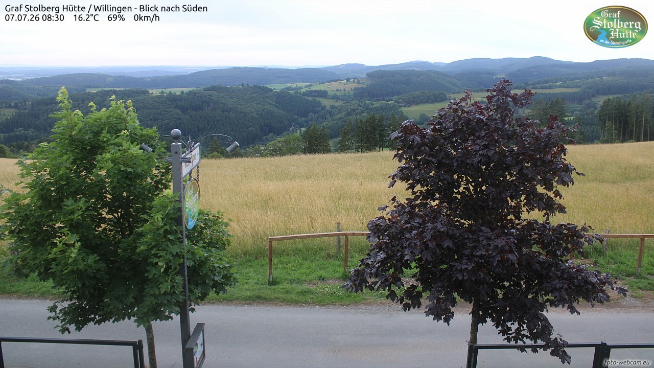 Archiv Foto Webcam Willingen: Graf Stolberg Hütte bei Usseln