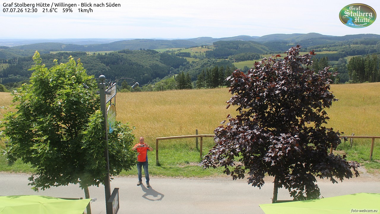 Archiv Foto Webcam Willingen: Graf Stolberg Hütte bei Usseln