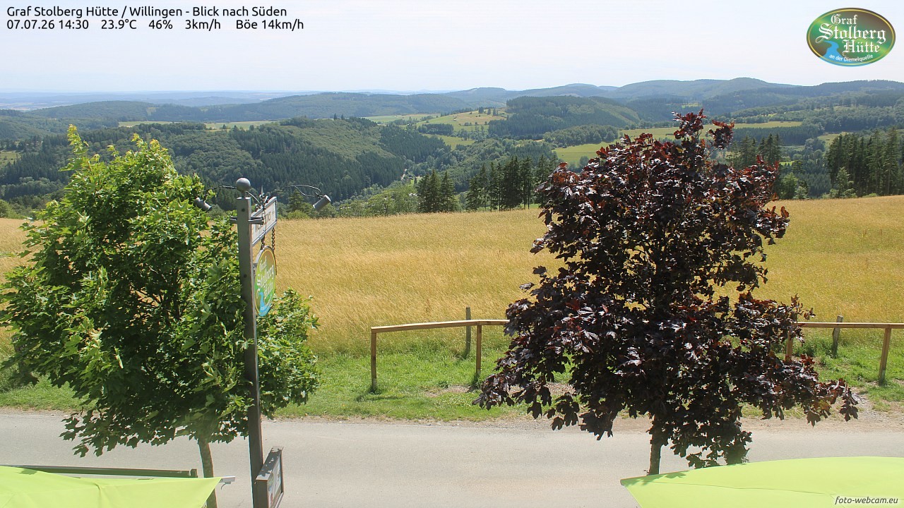 Archiv Foto Webcam Willingen: Graf Stolberg Hütte bei Usseln