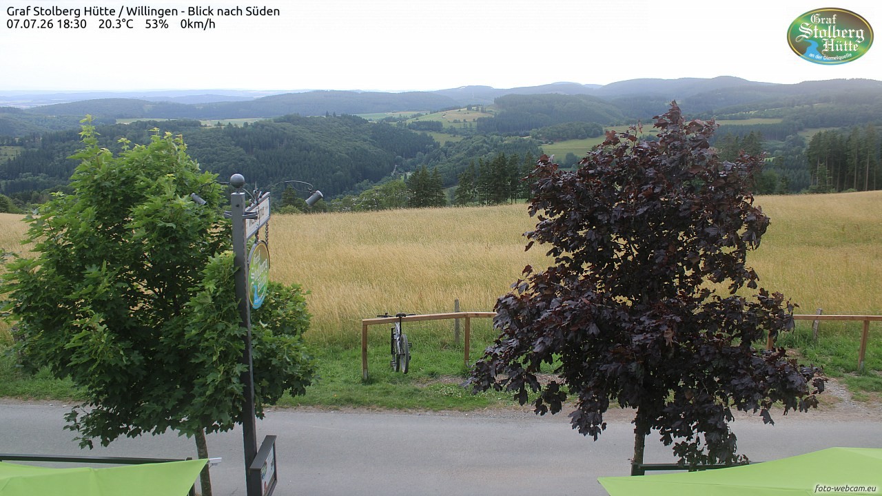 Archiv Foto Webcam Willingen: Graf Stolberg Hütte bei Usseln